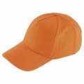 Каскетка (защитная кепка), цвет оранжевый, размер 52-62